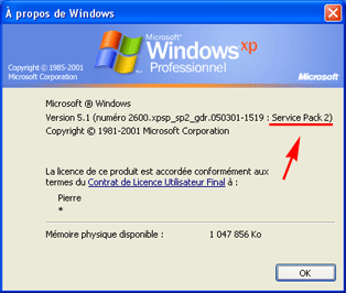 Version de Windows